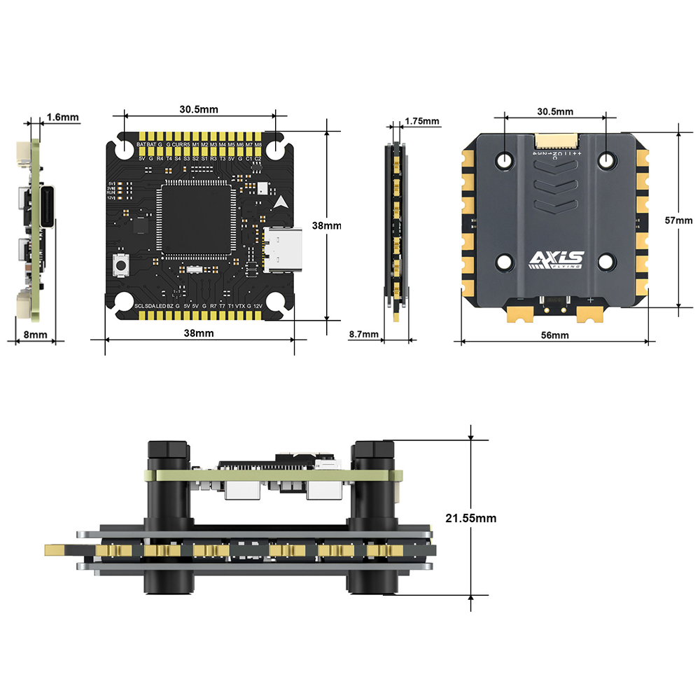 Axisflying Argus Pro ECO F722  – Drone Gimbal Controller Bewertung und Preis